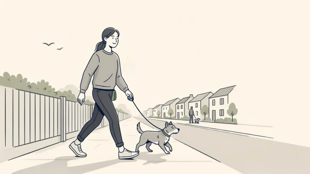 Beginner starting a 10-minute walking routine