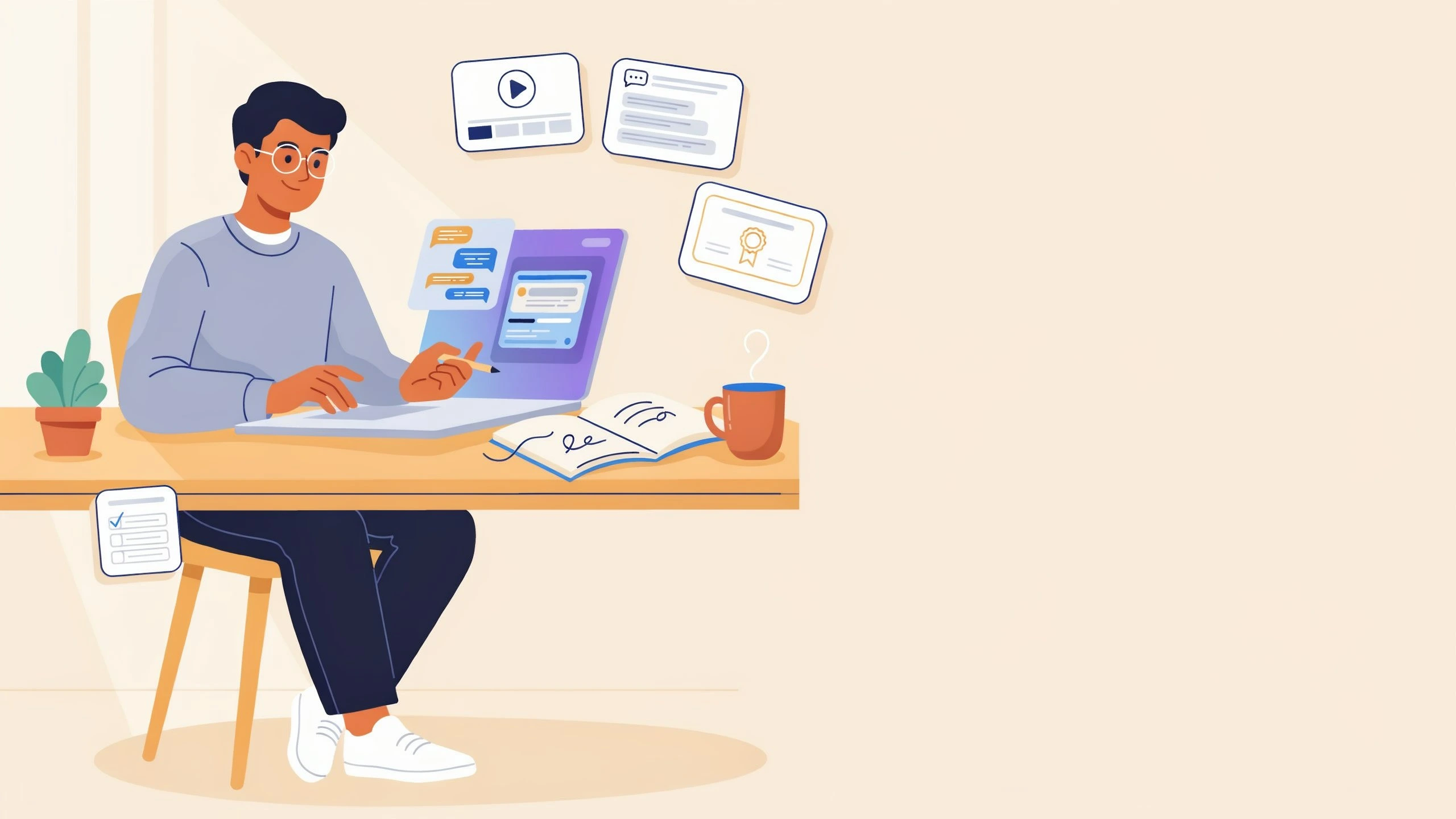 You are currently viewing AI Tools for Students: 7 Proven Free AI Courses (2026)