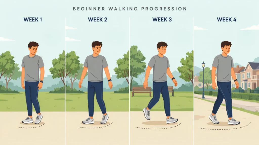 walking schedule for beginners