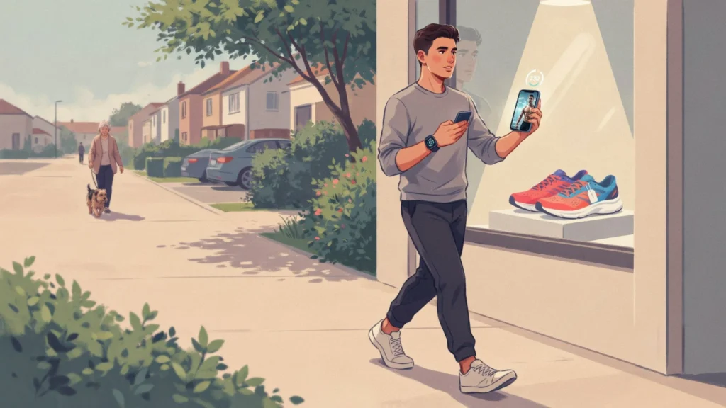 Beginner making common walking mistakes such as walking too fast and chasing step goals
