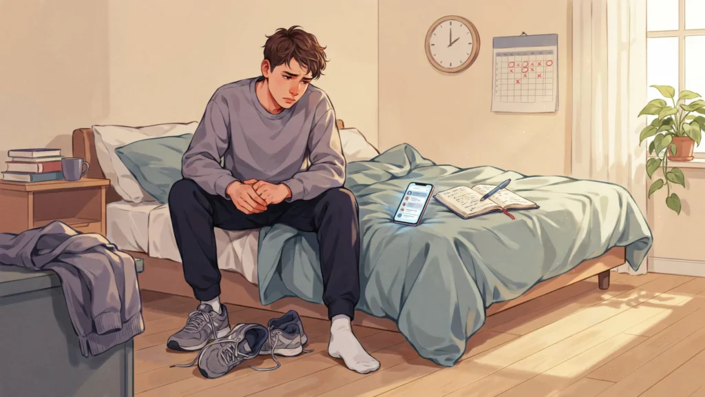 Beginner struggling to maintain a walking routine because of phone and daily responsibilities